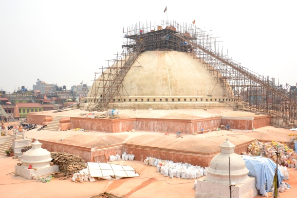 1 Boudhanath stupa after the earthquake