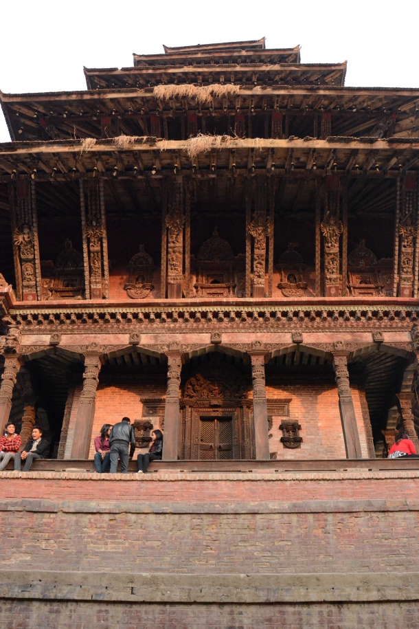4 Bhaktapur laxmi temple from bottom up